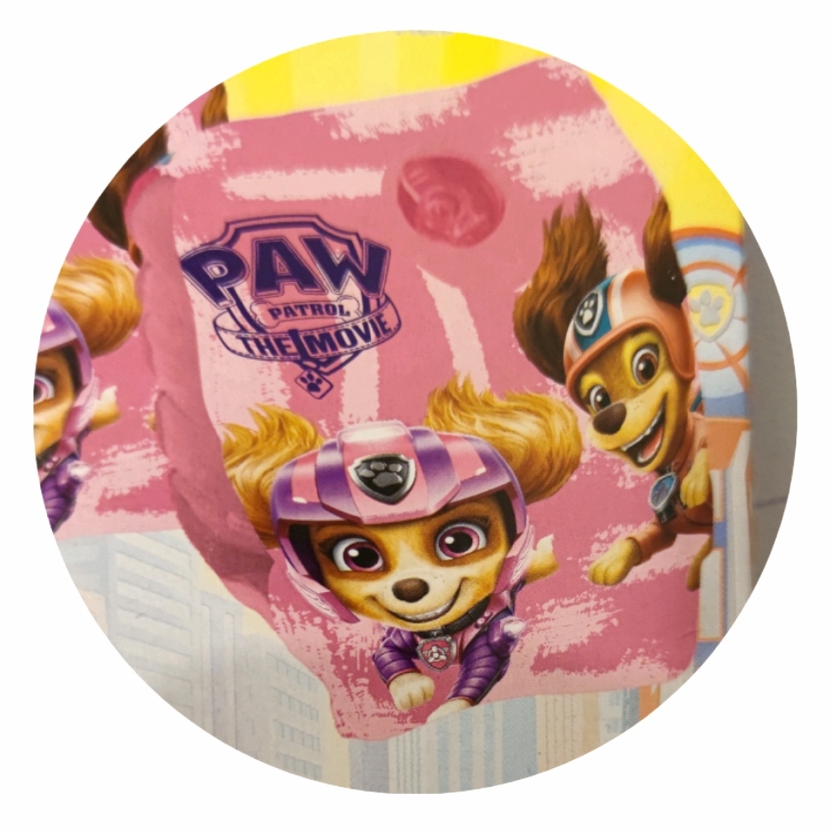 PAW Patrol Schwimmflügel Rosa für Kinder von 3-6 Jahren - Nahaufnahme